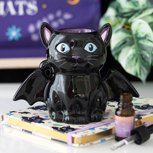 New 2025 gothic black cat - gothic, bat