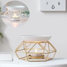 Ceramic Bowl Metal Frame Wax