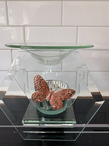 Personalised glass oil burner - oil,