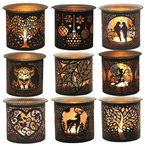 Tea light oil - light, glass
